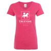 Women’s Glitter V-Neck T-Shirt Thumbnail